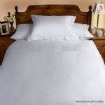Opulent Plain cotton sateen White / Ivory