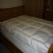 Pure white Duck down and feather mattress topper