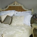 Sibona Paris embroidered cotton cushion